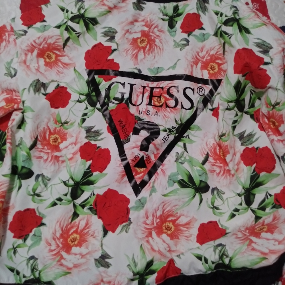 GUESS windbreaker jacket flower print